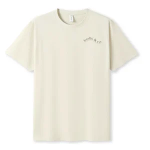 Bodhi & Co RAMO Unisex Tee - Natural & White